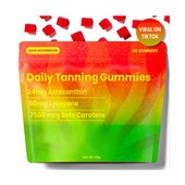 Tannies Glow Naturiol Tan Cefnogi Gummies