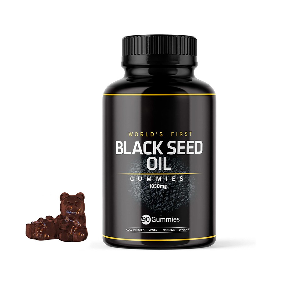 Gummies Hadau Du Cyntaf y Byd Gummies Nature Nature Wellness Cefnogi gwrthocsidydd, bywiogrwydd cyfannol sy'n hybu croen